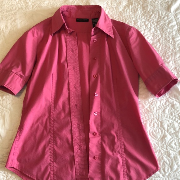 New York & Company Tops - Pink button down shirt